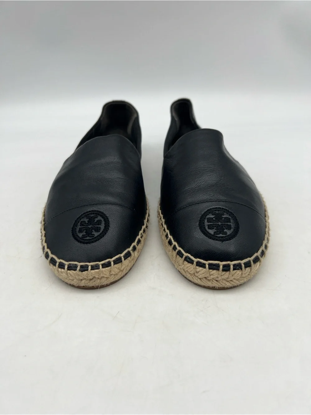 Tory Burch Color Block Flat Espadrille in Black